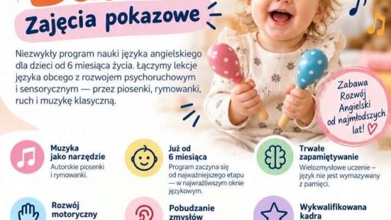 Musical BABIES - zajęcia pokazowe 2-3 latki